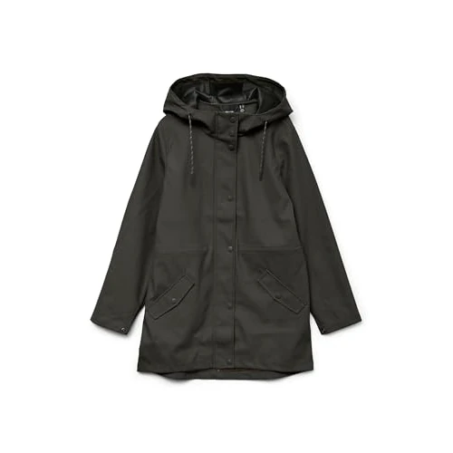 Offerta a tempo: VERO MODA PETITE VMMALOU COATED JACKET NOOS PETITE, Giacca Da donna, Peat, M/P - 49.72% da 36.99 € a 18.60 €