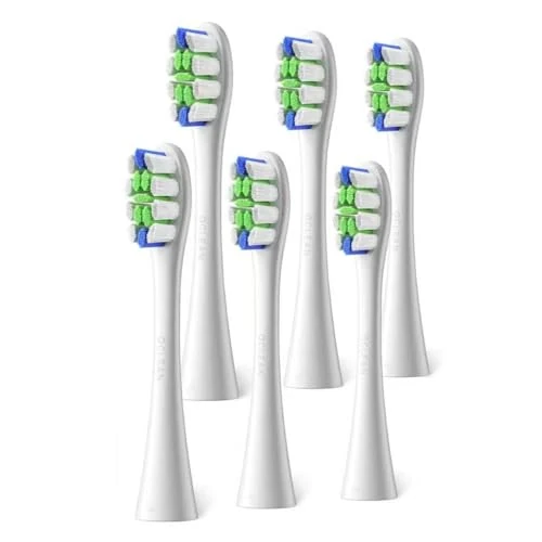 Oferta limitowana: Oclean Standardowe zamienne końcówki szczoteczki do zębów, kompatybilne ze wszystkimi elektrycznymi uchwytami Oclean z certyfikatem FDA (6 sztuk) - biała z 92.22 zł na 92.22 zł (oszczędź 0.00%)