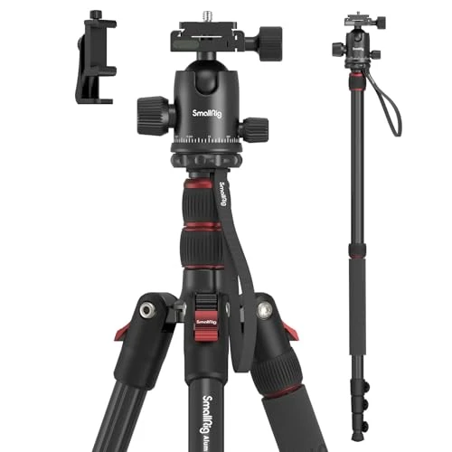 Zeitlich begrenztes Angebot: SMALLRIG 71" Faltbares Aluminium Kamera Stativ Einbeinstativ von 79.99 € auf 54.14 € (32% Rabatt)