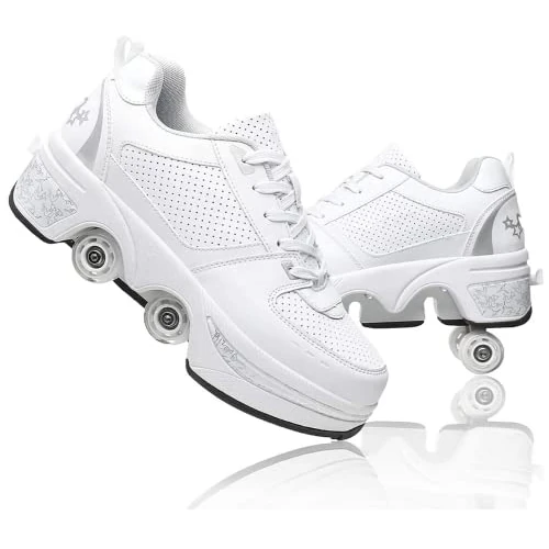 Oferta limitada: Zapatos con Ruedas para Niños y Mujeres - Patines de Skate, Zapatillas Deportivas de Patinaje y Correr, 39 EU de 98.00 € a 98.00 € (ahorro 0.00%)