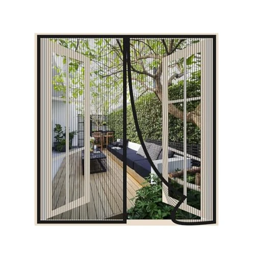 Limited-time offer: Risareyi Magnetic Fly Screens for Windows 75x120cm, Black Mesh Mosquito Net for Door and Window Closes Automatically Anti-Mosquito Bugs Insects Window Fly Screen Curtain Reinforced from 18.99 £ to 18.99 £ (save 0.00%)