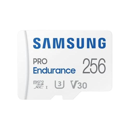 Offerta a tempo: Samsung Memorie MB-MJ256KA PRO Endurance Scheda MicroSD per Videosorveglianza e Dashcam da 256 GB, UHS-I U3, fino a 100 MB/s, Adattatore SD Incluso - 35% da 47.95 € a 30.99 €