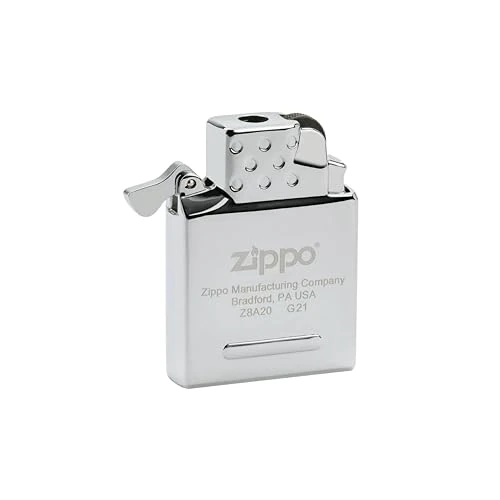 Limited-time offer: Zippo® Lighter Gas Insert - Yellow Flame 65815, Windproof Lighter Refillable Zippo, Made of Metal with Characteristic "click" Zippo, Silver Colour, Great Gift Idea from 15.85 GBP to 15.85 GBP (save 0%)