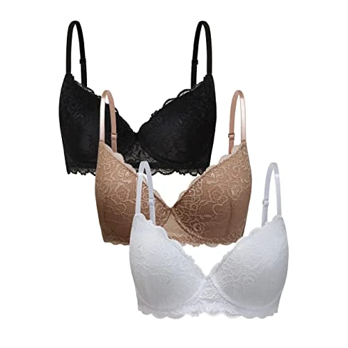 Zeitlich begrenztes Angebot: Coconuda Damen BH 3er-Pack Rosa Mehrfarbig 5 von 27.99 € auf 27.99 € (0.00% Rabatt)