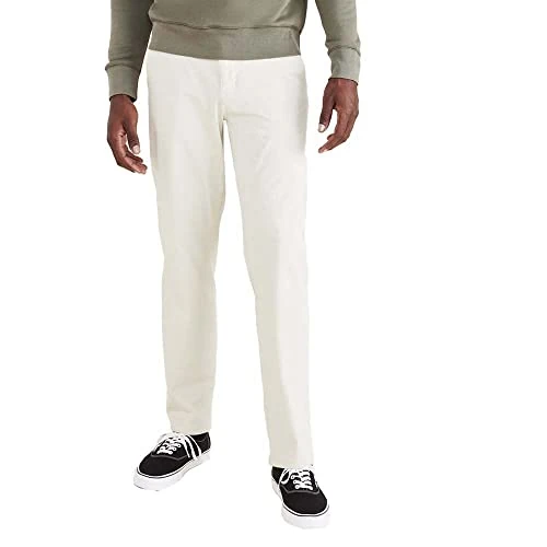 Dockers SMART 360 FLEX ALPHA SLIM, Pantalones para Hombre, Sahara Khaki, 28W 32L