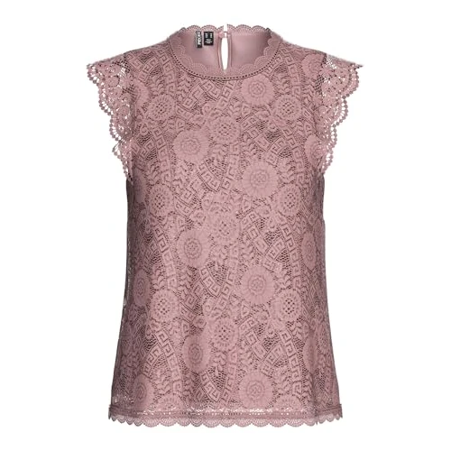 Offerta a tempo: Pieces Maglia Femminile Senza Maniche PCOLLINE, Rosa in Legno., XL - 19% da 26.99 € a 21.89 €