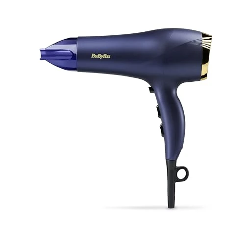 Beperkte aanbieding: BaByliss Midnight Luxe Haardroger - Krachtige 2300W Föhn, Ionische Pluiscontrole, Snelle Drogen, Professioneel en Lichtgewicht, 3 warmte- & 2 snelheidsinstellingen, 5781PE van 59.90 EUR naar 32.90 EUR (besparing 45%)