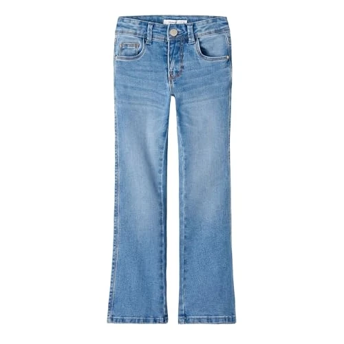 Offerta a tempo: Name It Nkfpolly Skinny Boot Jeans 1142-Au Noos, Jeans Bambine e ragazze, Blu (Medium Blue Denim), 158 - 33% da 29.99 € a 19.95 €