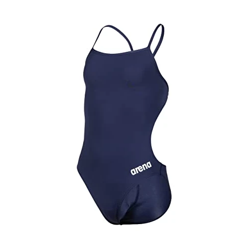 Limited-time offer: ARENA Solid Challenge Team Junior Girl's One-piece Swimsuit, Fast-Drying Sports Swimwear, MaxLife Fabric with Maximum Chlorine Resistance and UPF 50+ UV Protection Navy-White from 19.00 £ to 19.00 £ (save 0.00%)