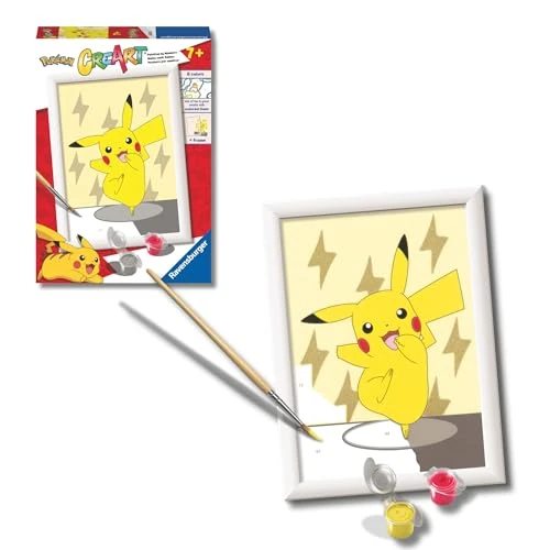 Oferta ograniczona: Ravensburger CreArt Pokemon Numbers for Children-Painting Arts and Crafts Kits for Age 7 Years Up - Christmas Presents z 11.90 EUR na 7.45 EUR (znizka 37%)