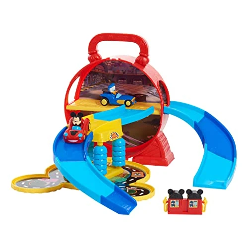 Offerta a tempo: Disney Garage Mickey Mouse, 12 accessori, gioco d’imitazione, giocattoli per bambini dai 3 anni in su di Just Play - 27% da 39.99 € a 29.29 €