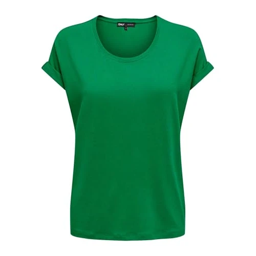 Zeitlich begrenztes Angebot: ONLY Damen Onlmoster S/S O-Neck Top Noos JRS T-Shirt, Jolly Green, S EU von 16.99 € auf 10.58 € (38% Rabatt)