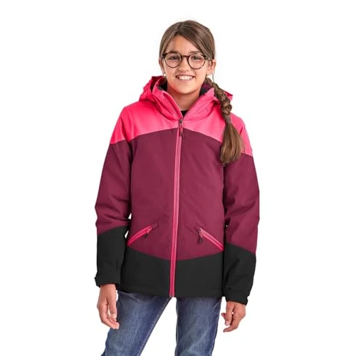 Offerta a tempo: Killtec Girl's Giacca outdoor/giacca funzionale con cappuccio KOW 195 GRLS JCKT, blackberry, 176, 38510-000 - 0% da 18.86 € a 18.86 €