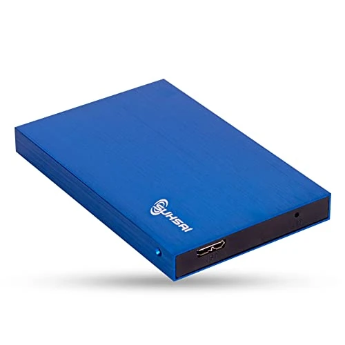 Limited-time offer: SUHSAI 500GB External Hard Drive USB 3.0 – Portable External HDD for Laptop, Mac, PS4, PS5, Desktop – Slim 2.5" Backup Storage Drive, External Hard Disk for Gaming, Data, Photos, Files – Blue from 38.48 £ to 38.48 £ (save 0.00%)