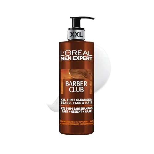 Offre limitee: L'Oréal Men Expert BarberClub Nettoyant 3-EN-1 Barbe + Visage + Cheveux Format XXL 400ML de 20.74 EUR a 20.74 EUR (economie 0%)