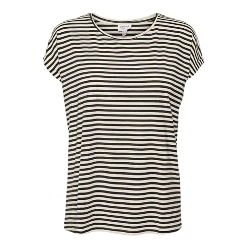 Oferta limitowana: VERO MODA Koszulka damska VMAVA Plain SS top Stripe GA JRS NOOS Shirt, czarna/paski: Pristine, M, Black/Stripes:pristine, M z 80.00 zł na 80.00 zł (oszczędź 0.00%)