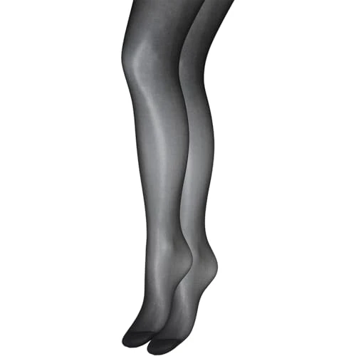 VERO MODA Women's VMLOVE TIGHTS-20 DEN rajstopy NOOS, czarne/opakowanie: czarne, M/L, czarny/paczka: czarno-czarny, M-L