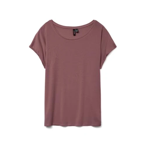 Offerta a tempo: Pieces Vmava Plain S Top Gajrs Noos da Donna, Marrone Rosa, L - 12% da 16.99 € a 14.99 €