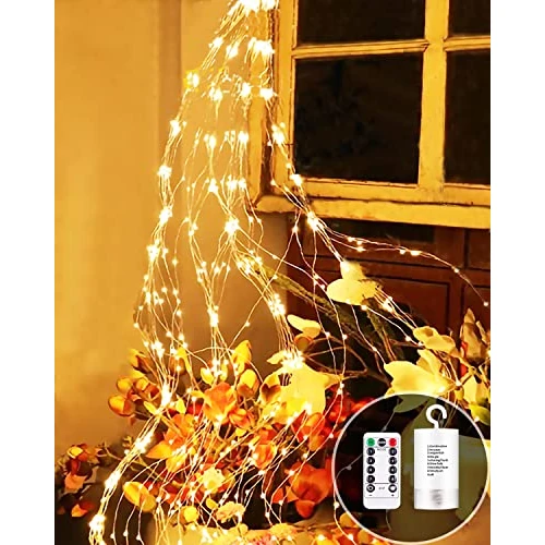 Offerta a tempo: Joysing Luci di Natale 2M 200 LED Luci Led a Batteria con Telecomando - 0.00% da 17.99 € a 17.99 €