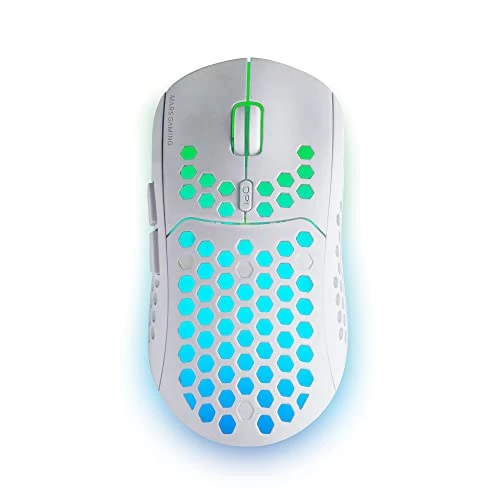 Oferta limitada: Mars Gaming MMW3, Ratón Gaming Inalámbrico Ultraligero Hive, RGB Flow, Sensor 3200 dpi, Switches Mecánicos HUANO, Batería Recargable, 2.4G USB, Blanco de 12.99 € a 12.99 € (ahorro 0.00%)