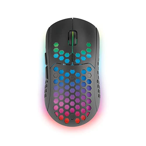 Offerta a tempo: Mars Gaming MMW3, Mouse Gaming Senza Fili, RGB Flow, Ultraleggero 79g, 3200DPI, Nero - 0.00% da 16.54 € a 16.54 €