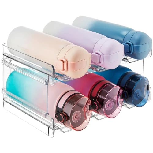 Oferta limitada: Lifewit Organizador de Botellas de Vino y Agua Apilable para Armario, Frigorífico, Despensa - Portabotellas de Plástico para Almacenar en Encimera, Armario, Oficina - Pack de 2 de 19.99 € a 19.99 € (ahorro 0.00%)