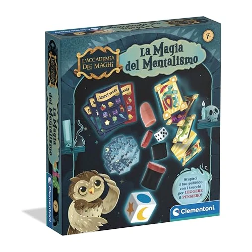 Offerta a tempo: Clementoni - La Magia del Mentalismo, 30 Trucchi per Piccoli Maghi, Giochi di Magia per Bambini +7 Anni, per Imparare a Leggere nella Mente degli Spettatori, Made in Italy, Lingua Italiana, 16760 - 36% da 17.90 € a 11.42 €
