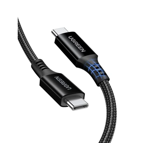 Tijdelijke aanbieding: UGREEN 100W USB C naar USB C kabel 5A/20V USB C laadkabel PD 3.0 PPS | compatibel met iPhone 17, iPhone 16, M4 MacBook Pro/Air, iPad Pro/Air 2024, Galaxy S26 Ultra, Tab S8, Steam Deck enz. (1M) van 13.59 € naar 10.87 € (20% korting)