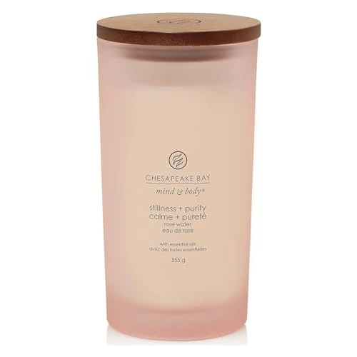 Offre limitee: Chesapeake Bay Grande bougie parfumée - Senteur calme et pureté - Grande bougie d'aromathérapie - Durée de combustion : jusqu'à 82 heures - Collection Mind & Body de 24.90 EUR a 17.43 EUR (economie 30%)