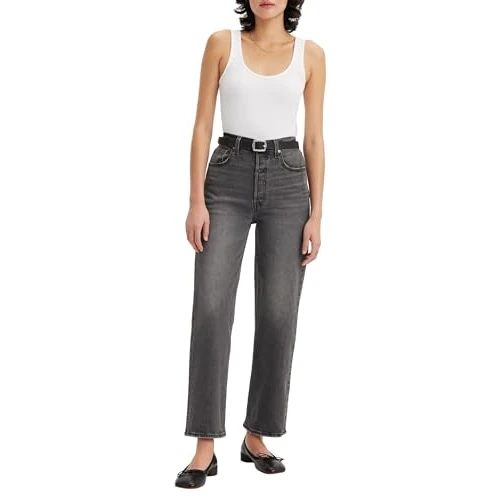 Limited-time offer: Levi's Women's Ribcage Straight Ankle, Well Worn, 33W / 29L from 82.32 GBP to 82.32 GBP (save 0%)