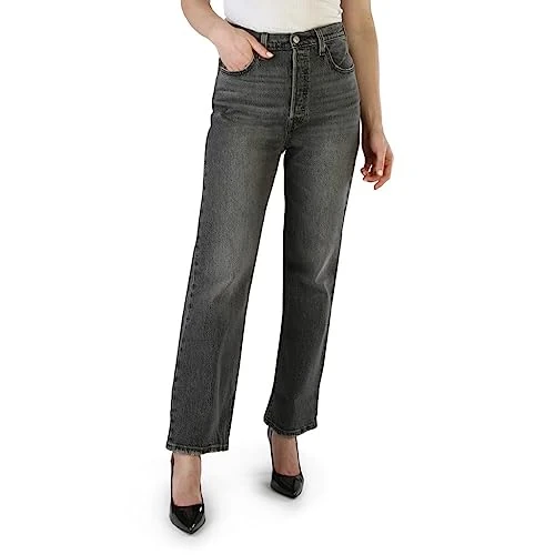 Limited-time offer: Levi's Women's Ribcage Straight Ankle, Well Worn, 32W / 29L from 84.00 £ to 84.00 £ (save 0.00%)