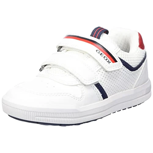 Oferta limitada: Geox J Arzach Boy, Zapatillas, Blanco Azul Marino, 39 EU de 53.00 € a 28.94 € (ahorro 45.4%)