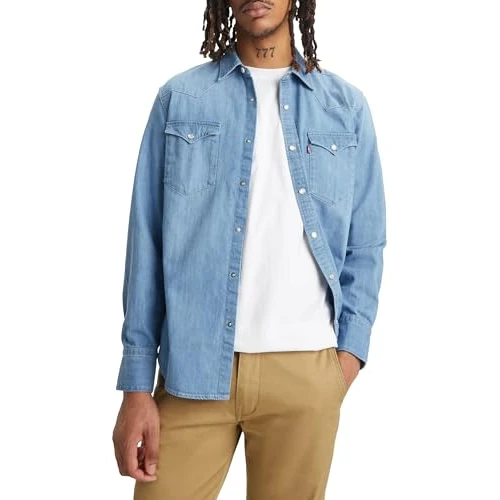Offerta a tempo: Levi's Barstow Western Standard, Uomo, Esta Noche, XS - 50% da 85.00 € a 42.50 €