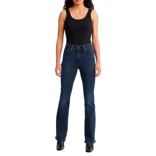 Offre limitée : Levi's Femme 725 High Rise Bootcut Jeans, Blue Wave Dark, 32W / 30L de 149.97 € à 48.03 € (67.97% de remise)