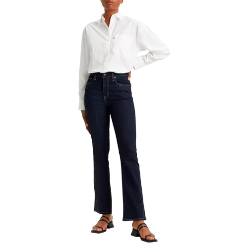 Offerta a tempo: Levi's 725 High Rise Bootcut, Jeans Donna, Blu ( Blue Wave Rinse ), 26W / 30L - 50% da 110.00 € a 55.00 €