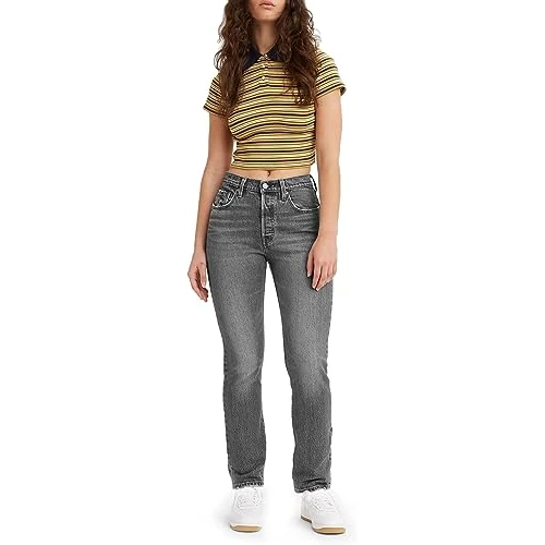 Offerta a tempo: Levi's 501 Jeans for Women, Jeans, Donna, Swan Island, 28W / 30L - 53% da 110.00 € a 51.92 €
