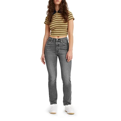 Offerta a tempo: Levi's 501 Jeans for Women, Jeans, Donna, Swan Island, 27W / 32L - 0.00% da 55.00 € a 55.00 €