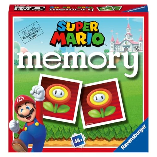 Offre limitee: Ravensburger - Memory Super Mario, Jeu de Table, Jeu de mémoire pour Enfants 3 Ans ou Plus, 48 Cartes, 2 à 6 Joueurs, Version Italienne de 14.33 EUR a 14.33 EUR (economie 0%)
