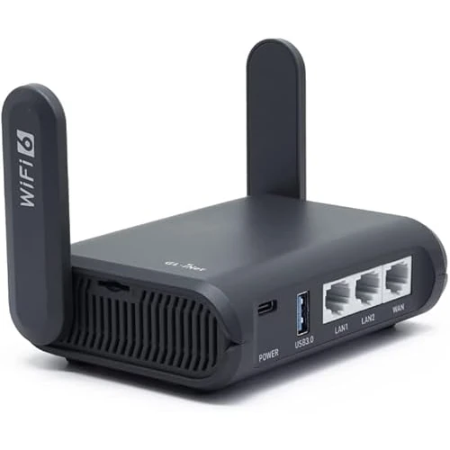 Oferta limitada: GL.iNet GL-AXT1800 Slate AX Router de Viaje Wi-Fi 6 de Bolsillo con VPN de 122.99 € a 122.99 € (ahorro 0.00%)