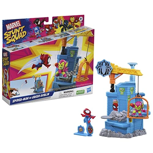 Offre limitee: Hasbro Marvel - Jeu de Jeu Crane Smash avec Spider-Man vs. Elfe Vert, Figurines de Super-héros 3,5 cm, Multicolore (F70625X0) de 27.89 EUR a 27.89 EUR (economie 0%)