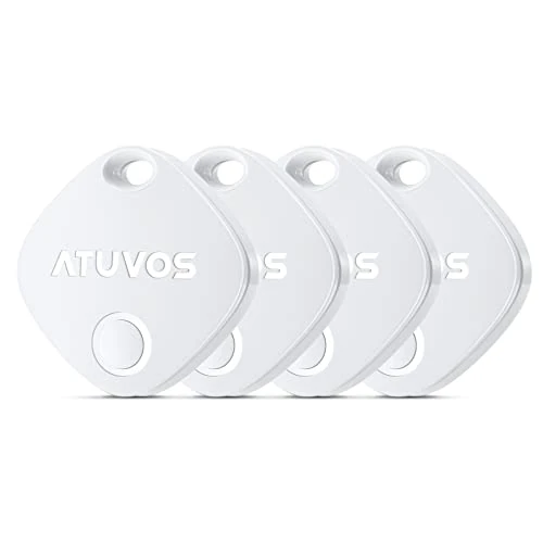 Offerta a tempo: ATUVOS Air tag Smart Tracker 4 pezzi Bianco, Bluetooth Trova oggetti Compatibile con Apple Dov'è (solo iOS, Android non supportato), Localizzatore Chiavi per Borse/Bagagli/Zaini. Batteria Sostituibile - 42% da 37.99 € a 21.86 €