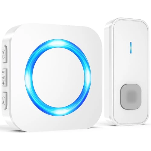 Oferta limitada: SURFOU Timbre Inalámbrico Exterior Impermeable, 400M de Alcance Doorbell con 55 Melodías, 5 Niveles de Volumen, Indicador LED, Fácil Instalación para Hogar, Blanco de 16.98 € a 16.98 € (ahorro 0.00%)