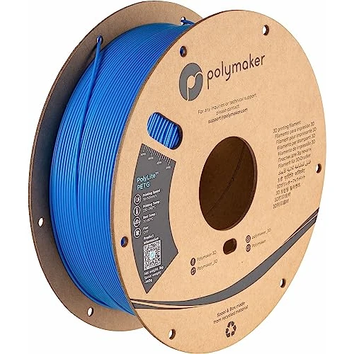 Tijdelijke aanbieding: Polymaker PolyLite PETG - 1.75mm - 1kg - Elektrisch Blauw van 47.59 € naar 24.39 € (48.75% korting)