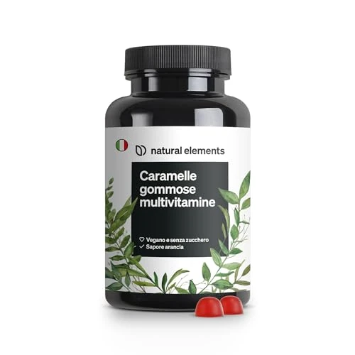 Offerta a tempo: Caramelle gommose Multivitaminico – 120 Gummies – Integratore Multivitaminico Completo – con 12 vitamine e minerali (vitamina C, D3, biotina, acido folico, zinco e altro, integratori stanchezza) - 15% da 15.49 € a 13.17 €