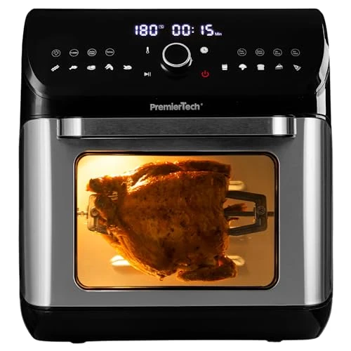 Offerta a tempo: PremierTech Friggitrice ad Aria 12 Litri Extra Large 10 Programmi PT12LAF - 11.42% da 77.90 € a 69.00 €