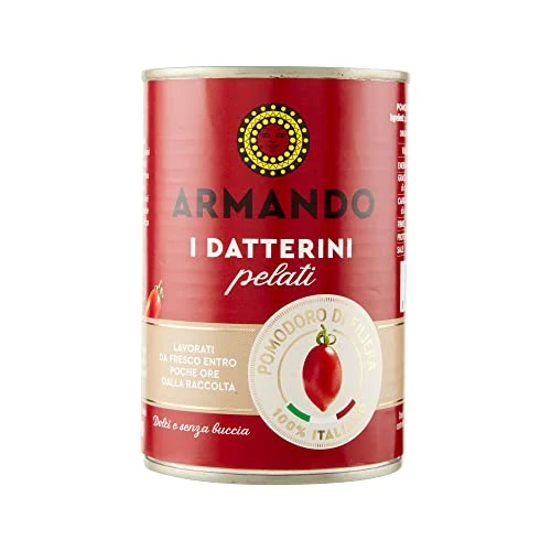 Offerta a tempo: Armando - i Datterini Pelati - 12 Pezzi x 400Gr. — 60% da 17,90 € a 7,25 €