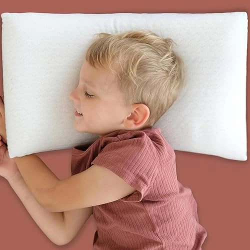 Oferta limitada: KNERST® Almohada Infantil Viscoelástica 40x60 - Almohada Niños Cervical Baja Altura 6 cm - Memory Foam Pillow para Cuna y Cama - Antiasfixia, Transpirable - Ideal 2 3 4 5 6 Años de 56.99 € a 56.99 € (ahorro 0.00%)