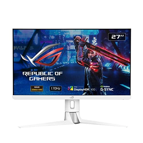 Limited offer: ROG Strix XG27AQ-W IPS Gaming Monitor – 27 inch 2K QHD (2560x1440), Fast IPS, Overclockable 170Hz (Above 144Hz), 1ms (GTG), ELMB SYNC, G-SYNC Compatible, DisplayHDR™ 400 from 284.99 EUR to 284.99 EUR (save 0%)