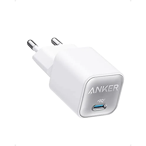 Oferta ograniczona: Anker Ładowarka USB C GaN 30 W, 511 (Nano 3), PIQ 3.0 PPS, Szybka Ładowarka, Kompatybilna z iPhone 14/14 Pro Max/13, Galaxy, Pixel 4/3, iPad (Bez Kabla Do Ładowania) z 91.98 EUR na 91.98 EUR (znizka 0%)