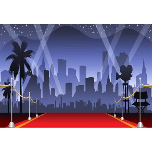 Limited offer: Aoihrraan 1,5x1m Red Carpet Event Backdrop VIP Celebrity Catwalk Spotlights Starry Sky City Night View Photography Background Awards Ceremony Stage Show Prom Party Decor Portrait Photo Studio Props from 12.99 EUR to 12.99 EUR (save 0%)